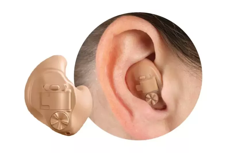 ITE hearing aid custom fit in ear